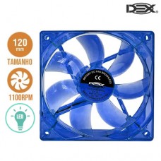 Cooler Fan para PC 12x12cm com LED DX-12L Dex - Azul